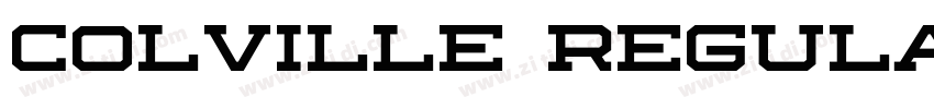Colville Regular字体转换
